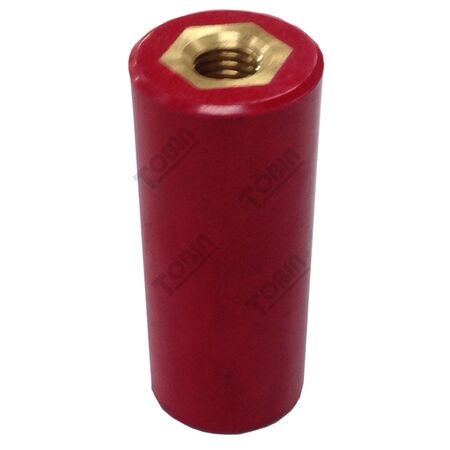 Busbar Insulator | 63mm Length | M10 Threaded for Secure Mounting | Electrical Insulation | by Tobin