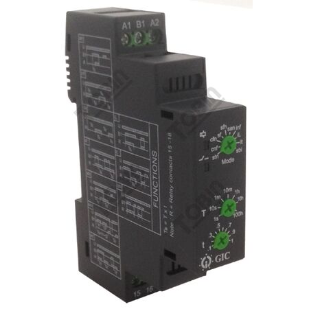 Timing Relay Multi Range | 12-240V Voltage | 0.1S-100H Timing | Multifunction Electronic Timer | by Tobin