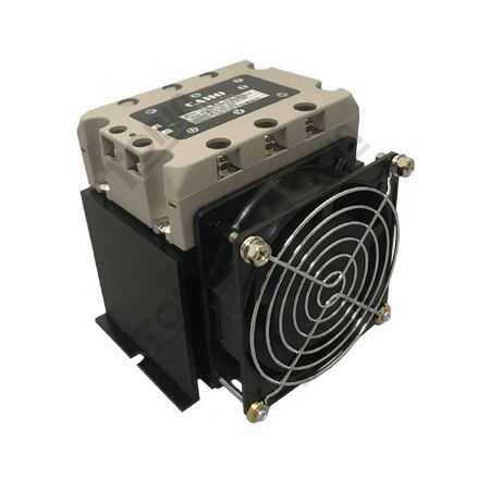 Solid State Relay 3 Phase 60A | 220-440V AC | 10-32V DC Input | SCR Unit & Heat Sink | by Tobin