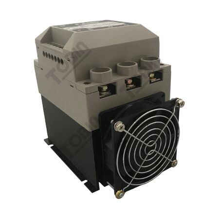 Solid State Relay 3 Phase 40A | 220-440V AC | 90-250V Input | SCR Unit & Heat Sink | by Tobin