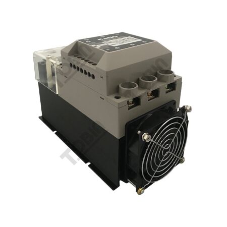Solid State Relay 3 Phase 60A | 220-440V Load Voltage | 90-250V Input Voltage | Heat Sink Included | by Tobin