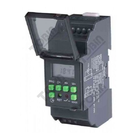 Digital Time Clock Crono 36mm | 7-Day Programming | 12VDC Power Supply | by Tobin