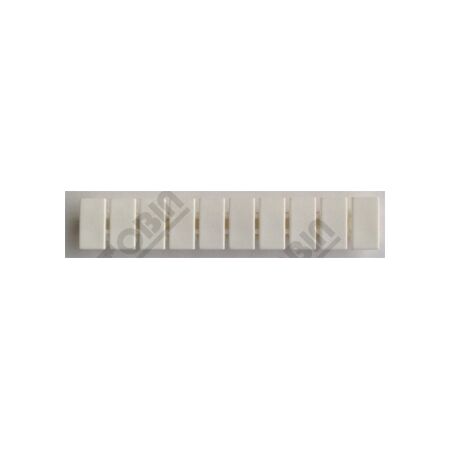 Terminal Label 4mm DIN Blank | Custom Marking | Durable Plastic | by Tobin
