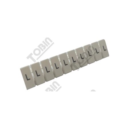 Terminal Label Suit TBN Range 2.5mm | DIN Terminal Marker | L1-L2-L3-N-Pe Labels | by Tobin