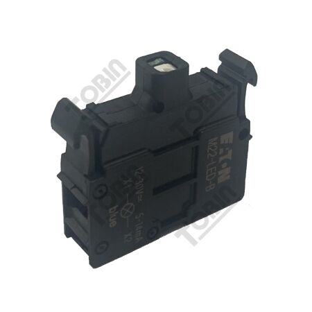 LED Indicator Element 85-264V AC | Blue Light | 22mm Panel Mount | by Tobin