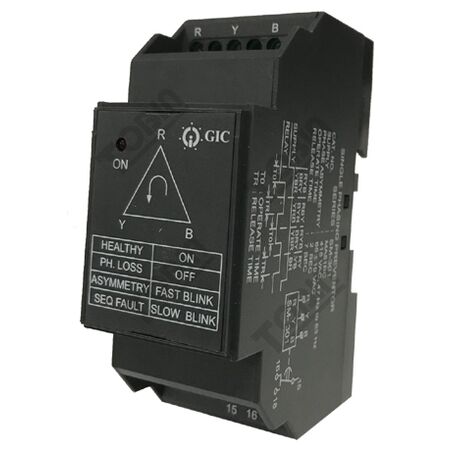 Phase Fail Relay 415V | Monitors Phase Failure | Protects Equipment | by Tobin