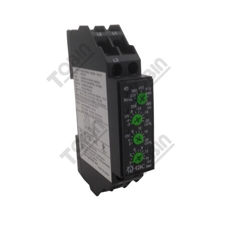 Voltage Monitor 208-480VAC | UV/OV Detection | Phase Loss & Sequence Monitoring | by Tobin