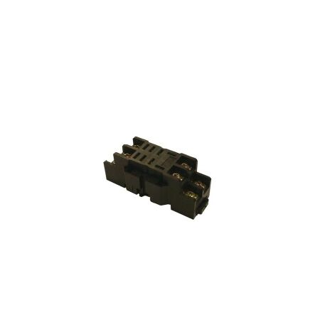 Relay Square Pin 2 Pole 10A 24VAC | LED Indicator & Test Button | 8 Pin Configuration | by Tobin