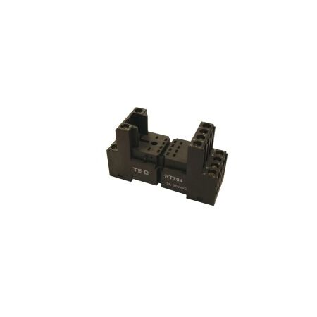 Relay Square Pin 4 Pole 5A 240VAC | LED Indicator & Test Button | 14 Pin | by Tobin