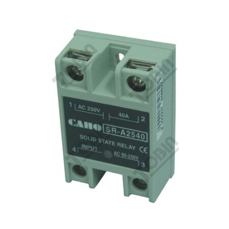 Solid State Relay 1 Phase 10A | 90-250V AC Input | 24-380V AC Output | Silent Operation | by Tobin