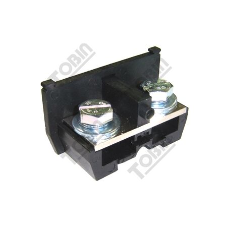 Terminal Block Cassette Type End Plate for TBC-200 | 200A Rated Current | Durable Porcelain Construction | by Tobin