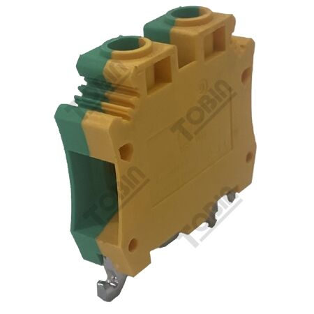 Terminal Earth 16mm 76A Din Rail Terminal | 76A Current Rating | Durable Construction | by Tobin