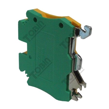 Terminal Earth 4mm 32A | Earth Din Terminal | 32A Current Rating | by Tobin