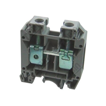 Terminal Din Mount 35mm Grey 125A | 35mm DIN Rail Mount | Durable Design | by Tobin