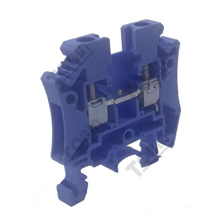 Terminal Din Mount 4mm Blue 32A | Durable Construction | Easy Identification | by Tobin