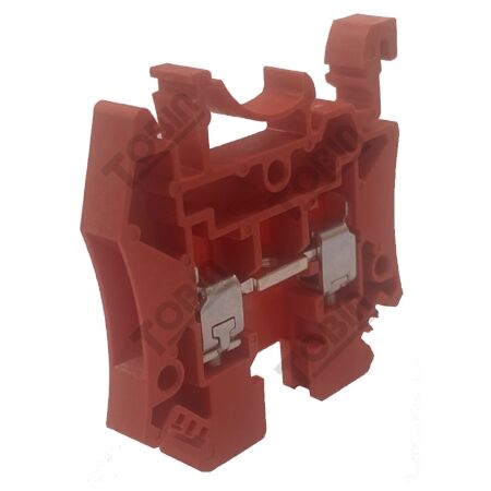 Terminal Din Mount 4mm Red 32A | Easy Identification | Durable Design | by Tobin