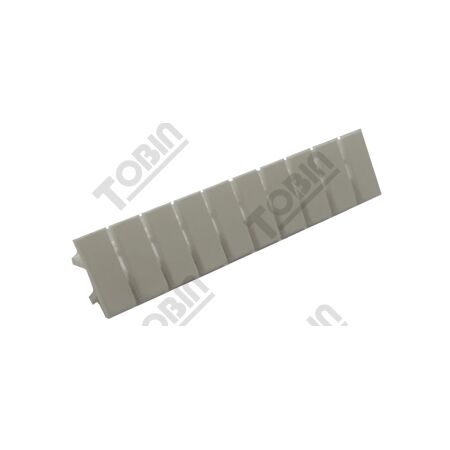 Terminal Label for TBN Range | 2.5mm DIN | Blank for Custom Labeling | Durable Plastic | by Tobin