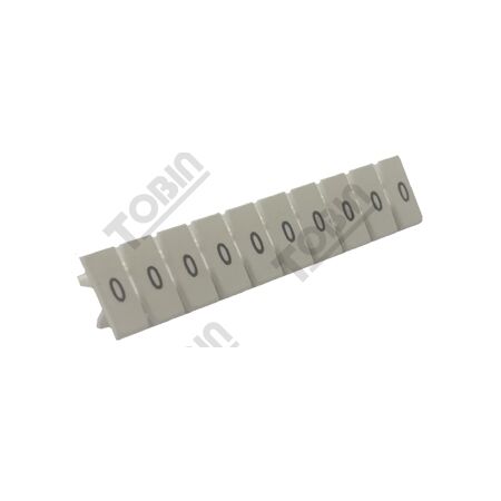 Terminal Label for TBN Range 2.5mm | Clear Durable Marking | DIN Terminal Marker | by Tobin