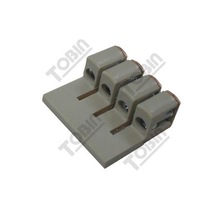 Terminal Bridging Bars 32A 4 Way for TBU-2.5N | Copper Material | Secure Electrical Connections | by Tobin