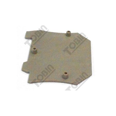 Terminal End Plate for TBU2.5N-TBU16N | Durable Insulating Plastic | Secure Coverage | by Tobin