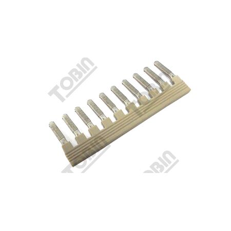 Terminal Commoning Bars 32A 10 Way | Suits TBR-4N | Efficient Electrical Commoning | Durable Conductive Metal | by Tobin