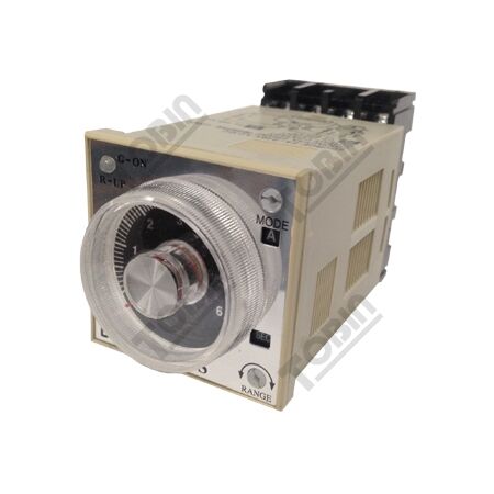 Timing Relay Multi 100-240V AC-DC | 3S-30M Timing Ranges | Easy Installation Base | by Tobin