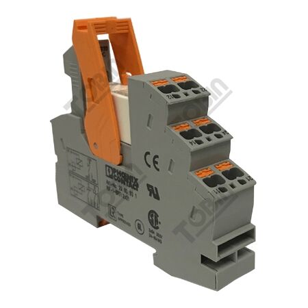 Relay and Base Slimline 2 Pole 240VAC DPDT 8A | Space-Saving Design | 10A Current Rating | by Tobin