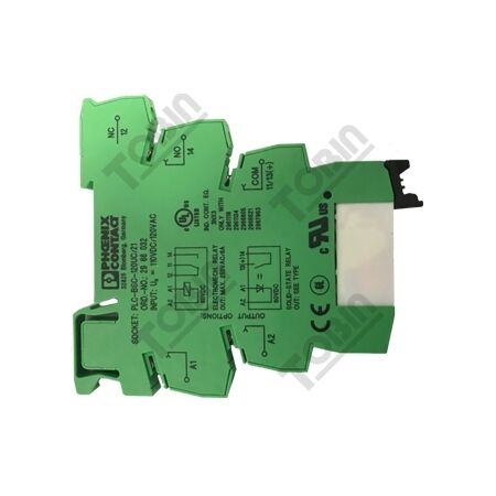 Relayand Base PLC Ultra Slim 1 Pole SPDT 120VAC | 6A Rating | Space-Saving Design | by Tobin