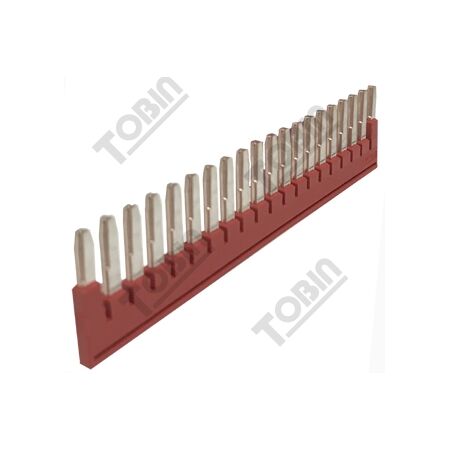 Plug In Bridge for UT ST PT Term | 20-Way Push-In Bar | Red Color | by Tobin