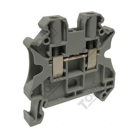 UT Terminal Single Level 4.0mm | 41A Rated Current | Grey Color | DIN Rail Mountable | by Tobin