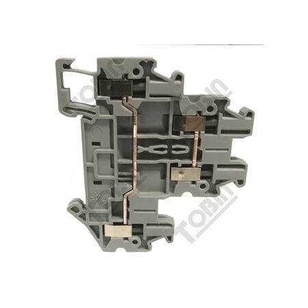 UT Terminal Double Level 2.5mm | 2x32A Current Rating | DIN Rail Mounting | by Tobin