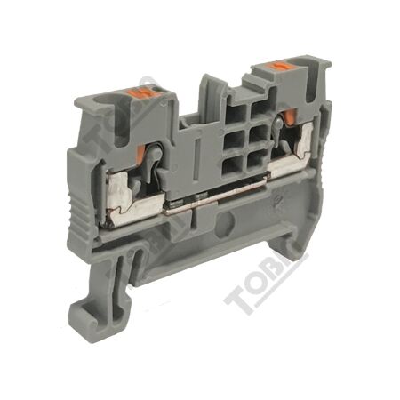 PT Termil 1 Level Feed Through Terminal Block | 2.5mm² | 30A Rated | Push-in Connection | by Tobin