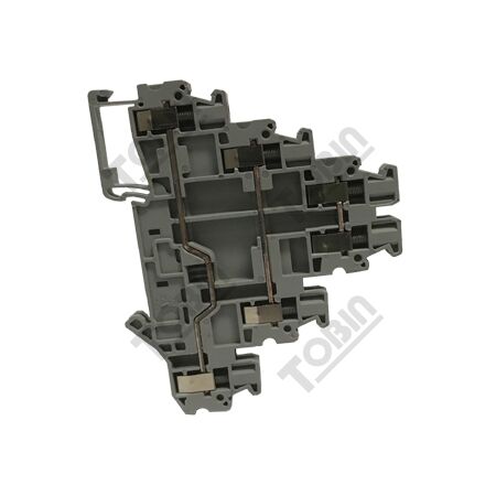 UT Terminal Triple Level 2.5mm | 3x32A Current Rating | DIN Rail Mountable | by Tobin