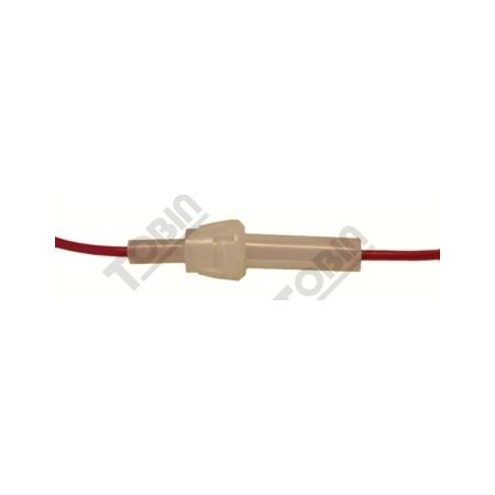 Glass Fuse Holder In Line 3AG | 3A Current Rating | 12VDC Voltage | Easy Wiring Tails | by Tobin