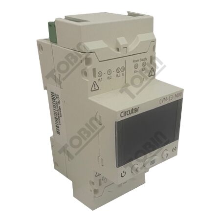 MFPM Din Mount MODBUS + Bacnet Power Meter | DIN Rail Design | Multi-Function Metering | Compatible with MC3 CT's | by Tobin
