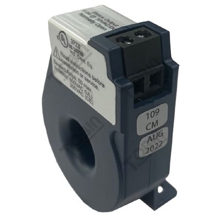 Current Sensing Relay 0.25-50A | 1A at 30VAC/DC | Solid Core Design | Normally Open Contact | by Tobin