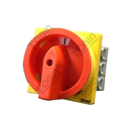 Isolator Panel Mount IP65 32A 3 Pole | Padlockable Safety | Dust & Water Resistant | by Tobin