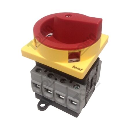 Isolator Din Mount | IP65 Rated | 40A 4 Pole | Padlockable Safety | by Tobin