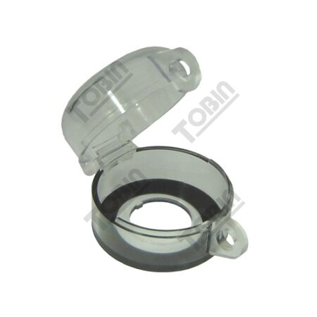 Pushbutton Sealing Cover Padlockable | Clear Plastic | Fits 22mm Pushbuttons | Enhanced Safety | by Tobin