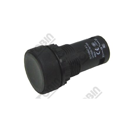 Pushbutton Monobloc Flush Black | 1 N/O & 1 N/C Contacts | Durable Design | by Tobin