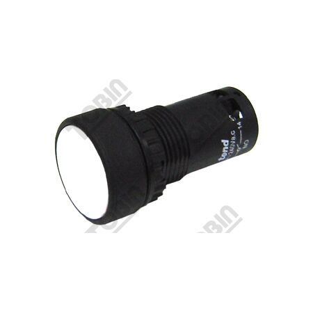 Pushbutton Monobloc Flush White | 1 N/O & 1 N/C Contacts | Durable Design | by Tobin