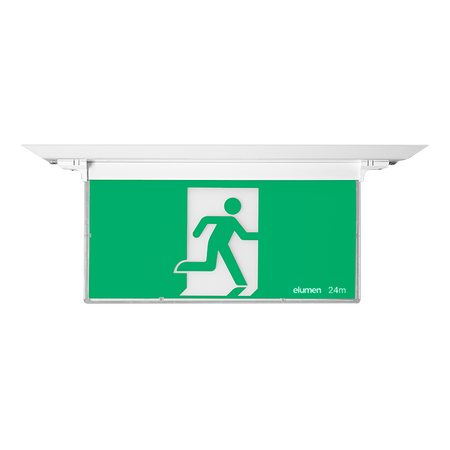 PalmLED Recessed Emergency Blade Exit Sign
