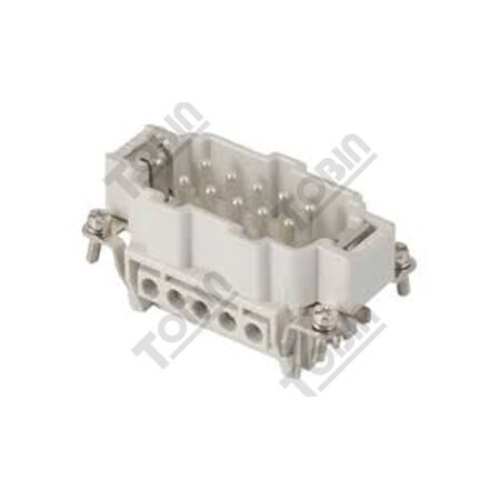 Socket Inserts 10P+E 16A Male Plug Outlet Insert | 10 Poles Configuration | Industrial Use | by Tobin
