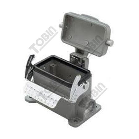 Housing 10P Alum Surface Mount | Includes Lever & Cover | M20 Fitting | by Tobin