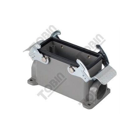 Housing 24P Alum Alloy Surf Mount | 2 Levers for Secure Locking | Surface Mount Design | by Tobin