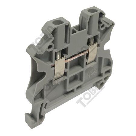 Feed-through Terminal Block UT 2.5 | 2.5 mm² Wire Capacity | Screw Clamp Connection | 600V Rated | by Tobin