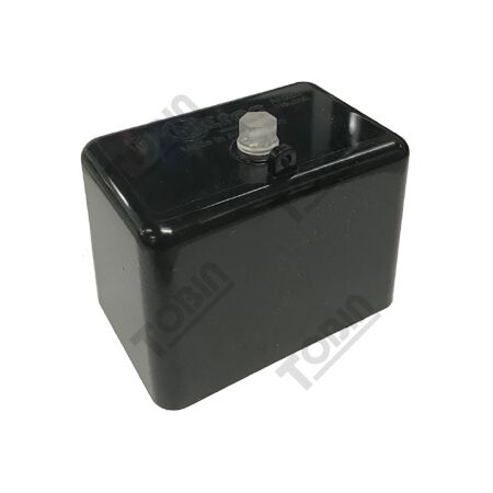 Incoming Main Terminal Neutral Black | 100A Rated | Angled Design | Supports 2x35mm² Cables | by Tobin