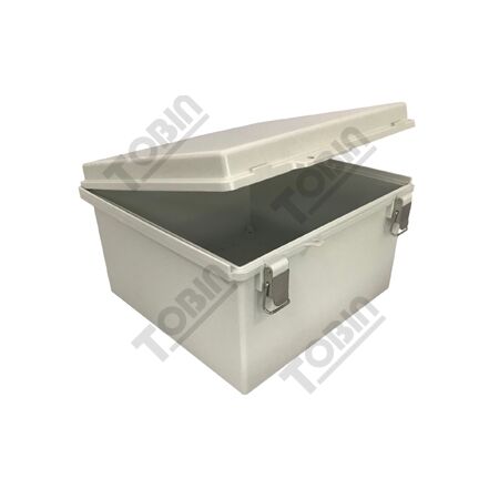 Polycarbonate Electrical Enclosure | IP66 Rated | Hinged Lid Design | Grey Color | by Tobin