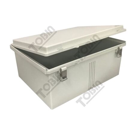 Polycarbonate Electrical Enclosure | IP66 Rated | Hinged Lid Design | Grey Color | by Tobin