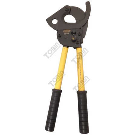 Cable Cutter Ratchet 0-400mm | High-Strength Steel Blades | Ergonomic Handle | Ratchet Mechanism | by Tobin